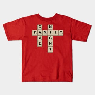 Family Game Night Kids T-Shirt